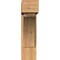 Ekena Millwork Thorton Block Smooth Bracket w/ Offset Brace, Western Red Cedar, 7 1/2"W x 24"D x 28"H BKT0806X24X28THR05SWR - alternate 4